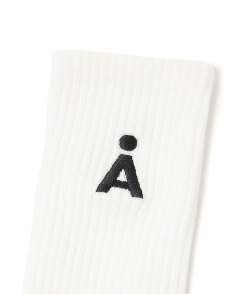 ALAND(エーランド)の「【UNISEX】ALAND/AロゴSOX(ソックス/靴下・レディース・ブラック/ホワイト・SMALL/LARGE)」の5枚目の写真