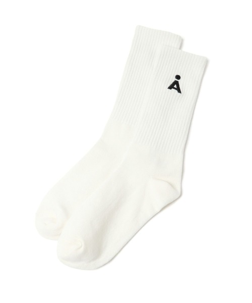 ALAND(エーランド)の「【UNISEX】ALAND/AロゴSOX(ソックス/靴下・レディース・ブラック/ホワイト・SMALL/LARGE)」の12枚目の写真