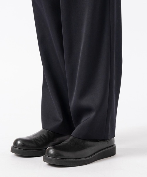 UJOH(ウジョー)の「【UJOH HOMME / ウジョーオム】Tape-Belt 1 Tuck Pants(スラックス・メンズ・ネイビー/グレー・4/3/5)」の10枚目の写真