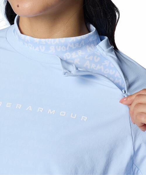 UNDER ARMOUR（アンダーアーマー）の「UAドライブ ウインド クルーネック プルオーバー ジャケット（ゴルフ/レディース）（Tシャツ/カットソー・レディース・ブルー系・L/M/S）」の5枚目の写真