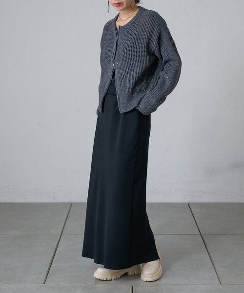 COLONY 2139（コロニートゥーワンスリーナイン）の「ニットミドルブーツ（ブーツ・レディース・ブラック/アイボリー・LARGE/MEDIUM）」の19枚目の写真