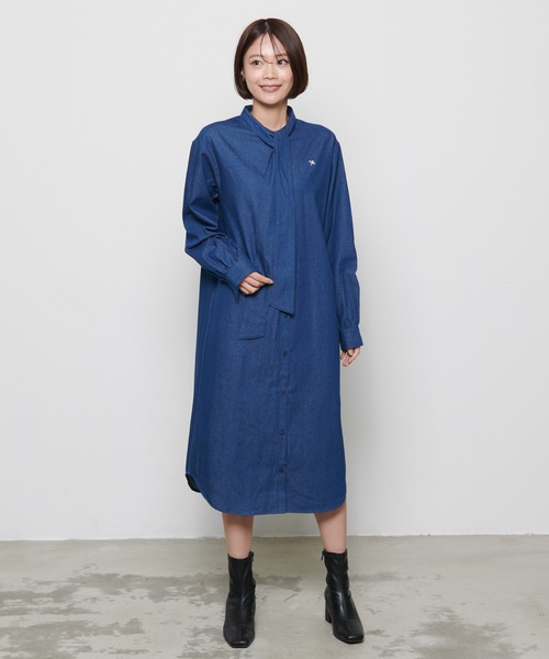 【セール】ボウタイ ワンピース（シャツワンピース）｜Arnold Palmer（アーノルドパーマー）