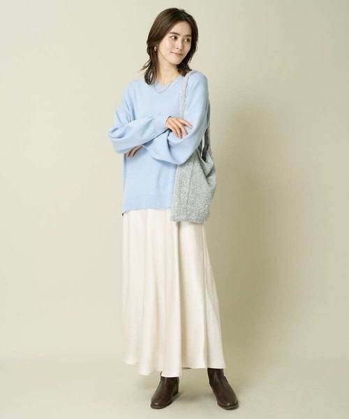 a.v.v(アーヴェヴェ)の「バックストレッチロングブーツ(ブーツ・レディース・ブラック/ブラウン・23.5/24.5)」の6枚目の写真