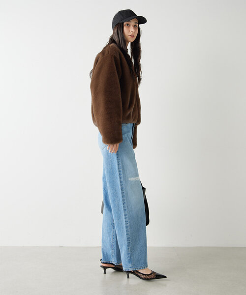 GALLARDAGALANTE（ガリャルダガランテ）の「ノーカラーファーブルゾン