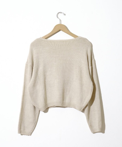 flower（フラワー）の「ベイビーアニマルニット（ニット/セーター・レディース・ピンク/アイボリー・FREE）」の22枚目の写真