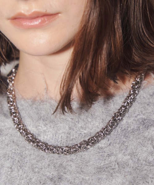 yae(ヤエ)の「Design chain necklace / デザインチェーンネックレス(ネックレス・レディース・シルバー・FREE)」の11枚目の写真