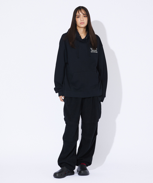 ABAHOUSE(アバハウス)の「【FRUIT OF THE LOOM/フルーツオブザルーム】FTL バックプリントフルーツ柄パーカー/PRINT LOGO HOODIE(パーカー・レディース・ブラック/グレー/ネイビー・M/XL/L)」の5枚目の写真