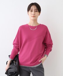 INDIVI | 【洗える／ウール混／無縫製】美シルエットニット(ニット/セーター)