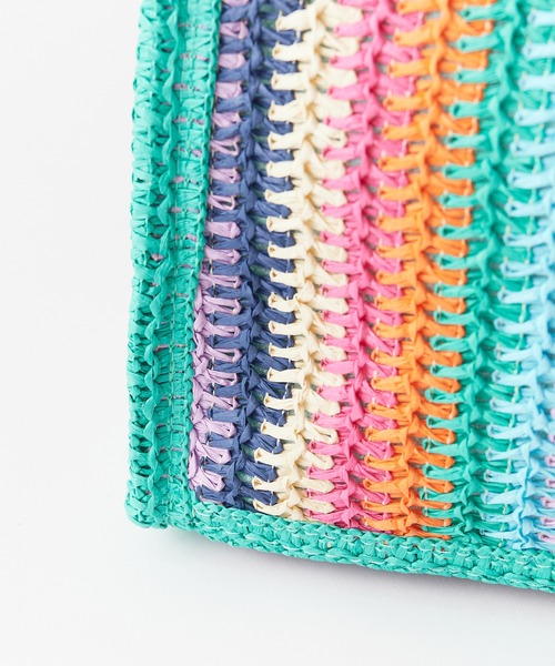 ROOPTOKYO（ループトウキョウ）の「【Sunkissed Sunflower / サンキッスド サンフラワー】マルチカラー ストロートートバッグ A4（トートバッグ・レディース・グリーン・FREE）」の15枚目の写真