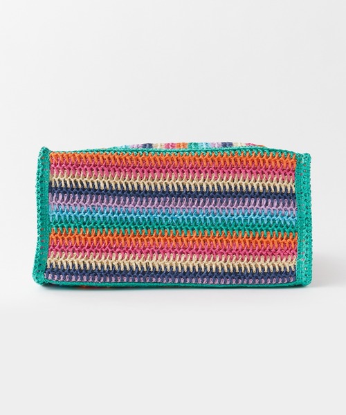 ROOPTOKYO（ループトウキョウ）の「【Sunkissed Sunflower / サンキッスド サンフラワー】マルチカラー ストロートートバッグ A4（トートバッグ・レディース・グリーン・FREE）」の10枚目の写真