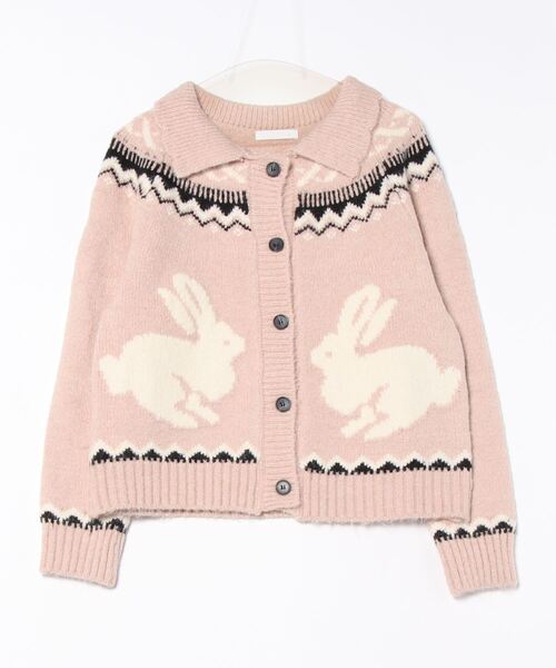プレイボーイ 短丈 ニット セーター カーディガン ウサギ L 日本製 90s プレイボーイ 短丈 ニット セーター カーディガン ウサギ L 日本製 90s