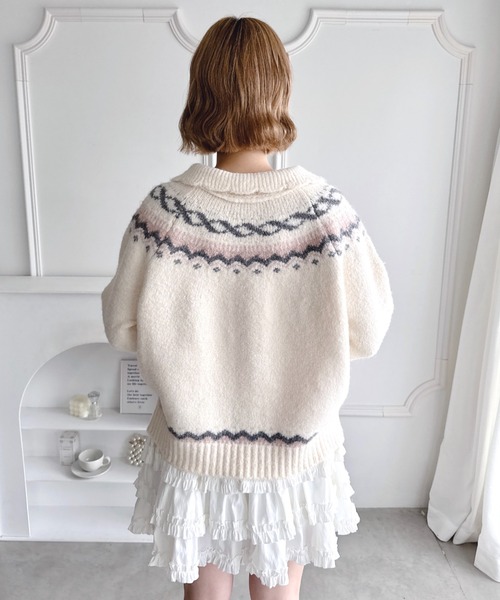 シールームリン カウチンニット ニットカーディガン シールームリン