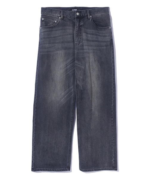 XLARGE（エクストララージ）の「BAGGY STRETCH DENIM PANTS（デニムパンツ・メンズ・インディゴブルー/ブラック・36inch/34inch/32inch/30inch）」の9枚目の写真
