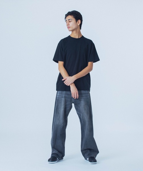XLARGE（エクストララージ）の「BAGGY STRETCH DENIM PANTS（デニムパンツ・メンズ・インディゴブルー/ブラック・36inch/34inch/32inch/30inch）」の12枚目の写真