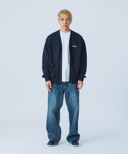 XLARGE（エクストララージ）の「BAGGY STRETCH DENIM PANTS（デニムパンツ・メンズ・インディゴブルー/ブラック・36inch/34inch/32inch/30inch）」の14枚目の写真