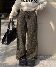 ヒョウ柄」に該当するレディースのデニムパンツファッション通販