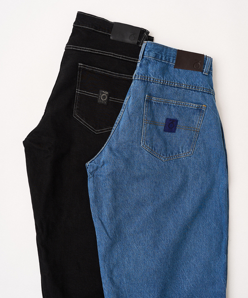 417 EDIFICE（フォーワンセブンエディフィス）の「360 / three sixty OG Baggy Fit 5 Pocket Denim Jeans（デニムパンツ・メンズ・ブラック/ブルー・32/30/34）」の6枚目の写真
