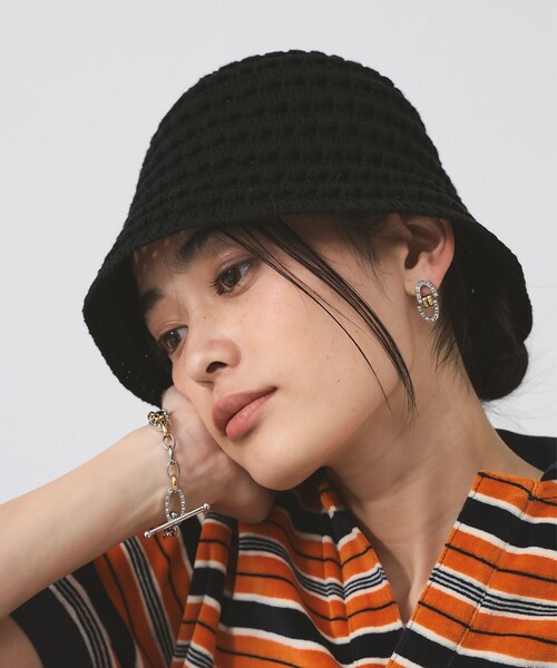 【新品】BATONER ペーパー ニット ハット 黒 beams 新品】BATONER ペーパー ニット ハット 黒 beams - メルカリ