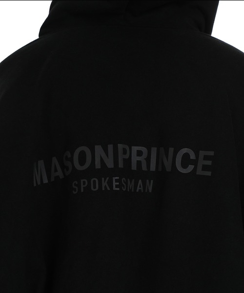 MASONPRINCE ベルベット リバーシブル ブルゾン MASONPRINCE パーカー 品質タグプリント ダブルZIPパーカー