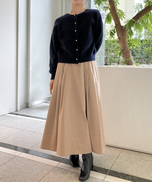 Sirin(シリン)の「【軽量】グレイスメモリータフタスカート《日本製》(スカート・レディース・ベージュ/ブラック・SMALL/X-SMALL)」の12枚目の写真