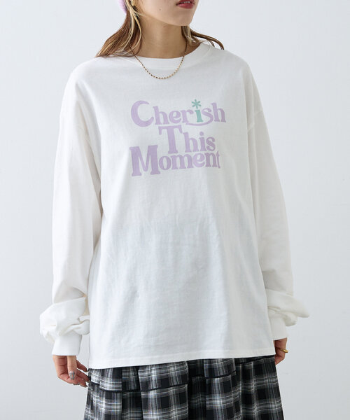 w closet(ダブルクローゼット)の「ロゴアソートロンTEE(Tシャツ/カットソー・レディース・ホワイト/ホワイト系その他・FREE)」の14枚目の写真
