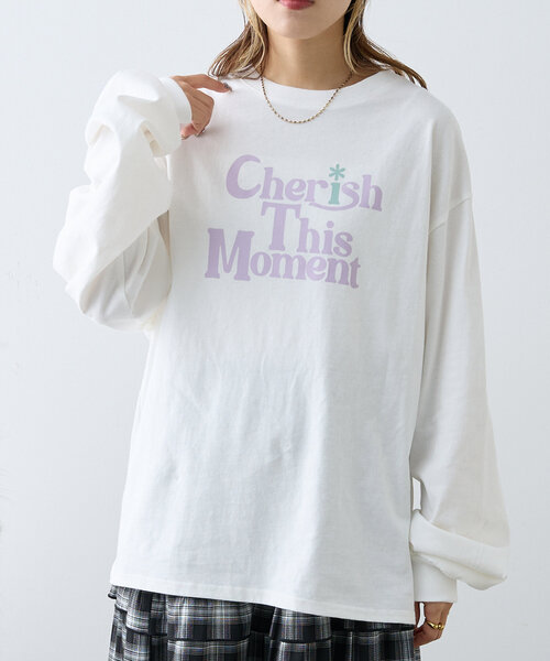 w closet(ダブルクローゼット)の「ロゴアソートロンTEE(Tシャツ/カットソー・レディース・ホワイト/ホワイト系その他・FREE)」の15枚目の写真