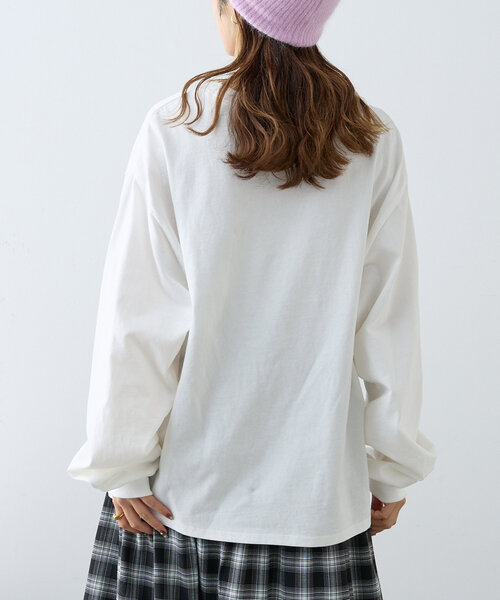 w closet(ダブルクローゼット)の「ロゴアソートロンTEE(Tシャツ/カットソー・レディース・ホワイト/ホワイト系その他・FREE)」の19枚目の写真