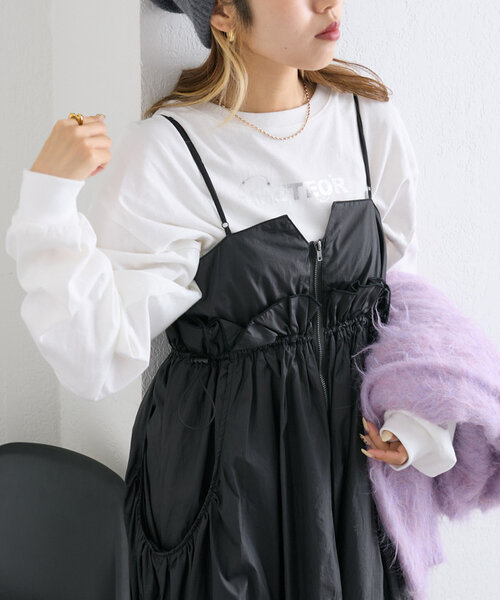 w closet(ダブルクローゼット)の「ロゴアソートロンTEE(Tシャツ/カットソー・レディース・ホワイト/ホワイト系その他・FREE)」の3枚目の写真