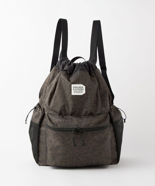 FREDRIK PACKERS(フレドリックパッカーズ)の「【別注】<FREDRIK PACKERS>バックパック / ショルダーバッグ(バックパック/リュック・レディース・ベージュ/その他1/ブラック・FREE)」の3枚目の写真