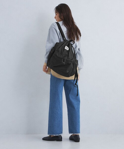 FREDRIK PACKERS(フレドリックパッカーズ)の「【別注】<FREDRIK PACKERS>バックパック / ショルダーバッグ(バックパック/リュック・レディース・ベージュ/その他1/ブラック・FREE)」の10枚目の写真
