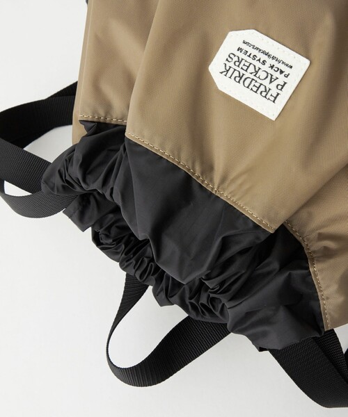 FREDRIK PACKERS(フレドリックパッカーズ)の「【別注】<FREDRIK PACKERS>バックパック / ショルダーバッグ(バックパック/リュック・レディース・ベージュ/その他1/ブラック・FREE)」の21枚目の写真