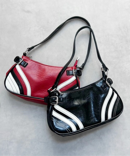 Port（ポート）の「【 antique andico / アンティーク アンディコ 】 レーシング デザイン ハンドバッグ_（ハンドバッグ・レディース・レッド/ブラック・FREE）」の15枚目の写真