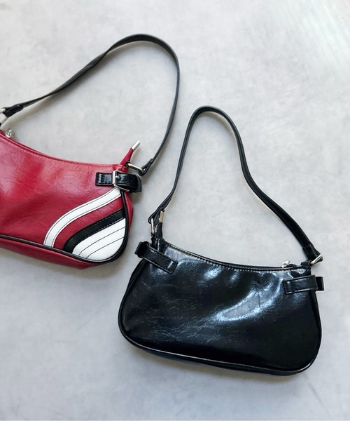 Port（ポート）の「【 antique andico / アンティーク アンディコ 】 レーシング デザイン ハンドバッグ_（ハンドバッグ・レディース・レッド/ブラック・FREE）」の6枚目の写真