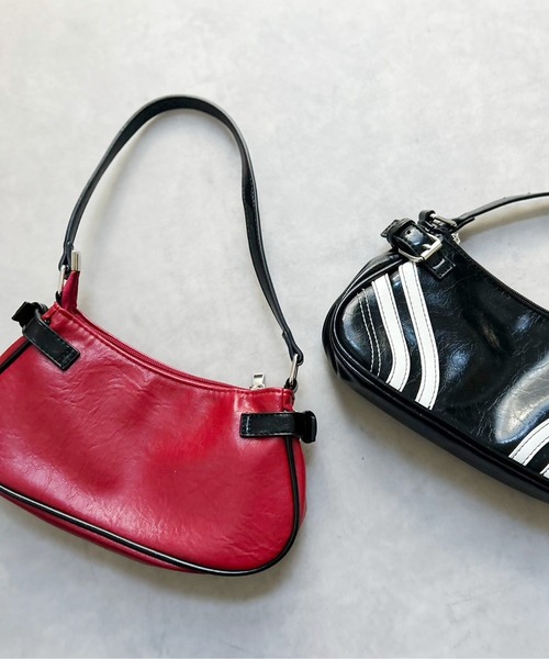 Port（ポート）の「【 antique andico / アンティーク アンディコ 】 レーシング デザイン ハンドバッグ_（ハンドバッグ・レディース・レッド/ブラック・FREE）」の7枚目の写真