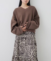 CITY TOKYO | タックスリーブショートトップス(スウェット)