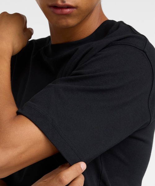 NEW BALANCE（ニューバランス）の「Athletics ロゴ ショートスリーブTシャツ（Tシャツ/カットソー・メンズ・ヘザーグレー/ブラック・XX-LARGE/X-LARGE/LARGE/MEDIUM/SMALL）」の6枚目の写真