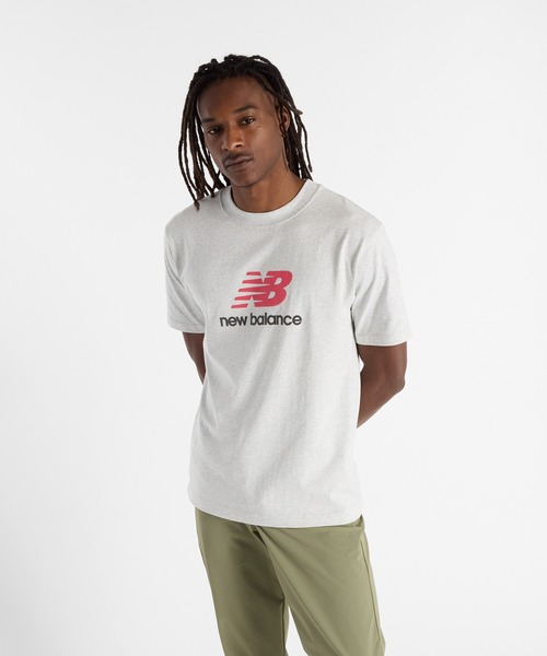 NEW BALANCE（ニューバランス）の「Athletics ロゴ ショートスリーブTシャツ（Tシャツ/カットソー・メンズ・ヘザーグレー/ブラック・XX-LARGE/X-LARGE/LARGE/MEDIUM/SMALL）」の15枚目の写真