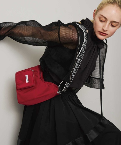 クロップドメッシュシアーパーカー（パーカー）｜VIOLETTA