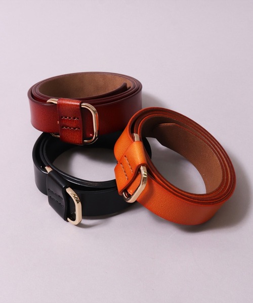 ENOF イナフ　ミルバックルベルトスクエア　レザーベルト mil buckle belt square – ENOF