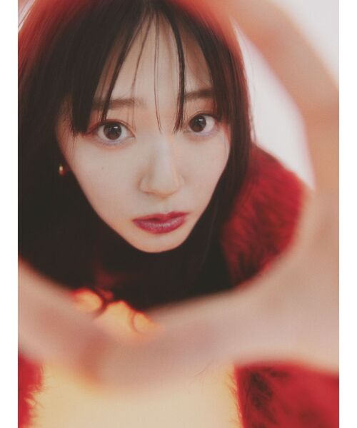 dazzlin（ダズリン）の「シャギークルーニットトップス（ニット/セーター・レディース・ピンク/レッド/アイボリー/チャコールグレー・FREE）」の18枚目の写真