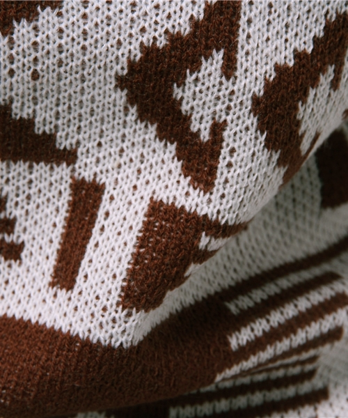 earth music&ecology（アースミュージックアンドエコロジー）の「ノルディック柄ニットプルオーバー（ニット/セーター・レディース・サックスブルー/ブラウン/ブラック・FREE）」の12枚目の写真