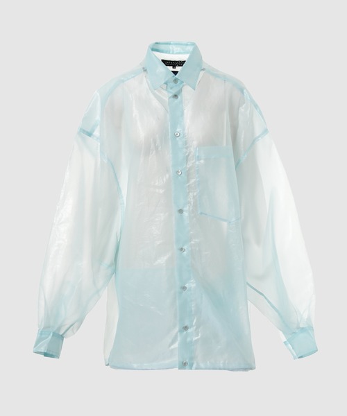 ANREALAGE（アンリアレイジ）の「WINDPROOF ORGANDY SHIRTS（シャツ/ブラウス・メンズ・ピンク/ホワイト/ブラック/ブルー・48/46）」の3枚目の写真
