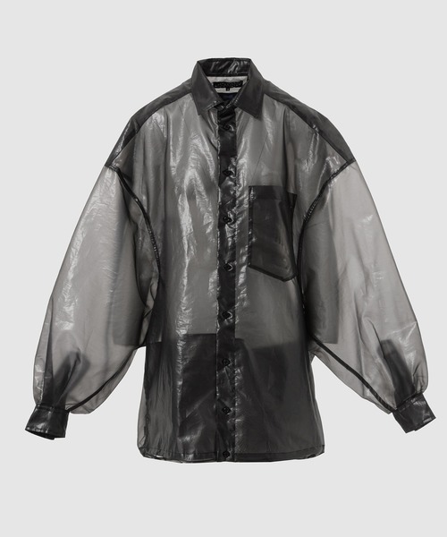 ANREALAGE（アンリアレイジ）の「WINDPROOF ORGANDY SHIRTS（シャツ/ブラウス・メンズ・ピンク/ホワイト/ブラック/ブルー・48/46）」の2枚目の写真