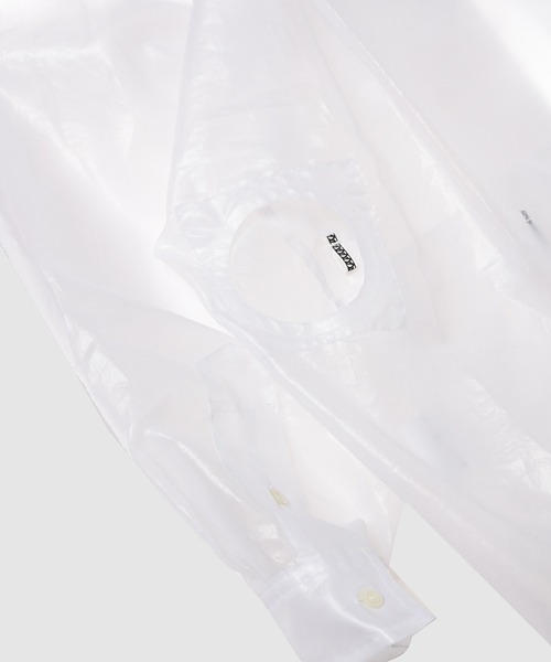 ANREALAGE（アンリアレイジ）の「WINDPROOF ORGANDY SHIRTS（シャツ/ブラウス・メンズ・ピンク/ホワイト/ブラック/ブルー・48/46）」の11枚目の写真