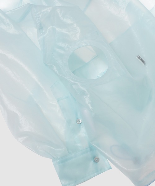 ANREALAGE（アンリアレイジ）の「WINDPROOF ORGANDY SHIRTS（シャツ/ブラウス・メンズ・ピンク/ホワイト/ブラック/ブルー・48/46）」の12枚目の写真