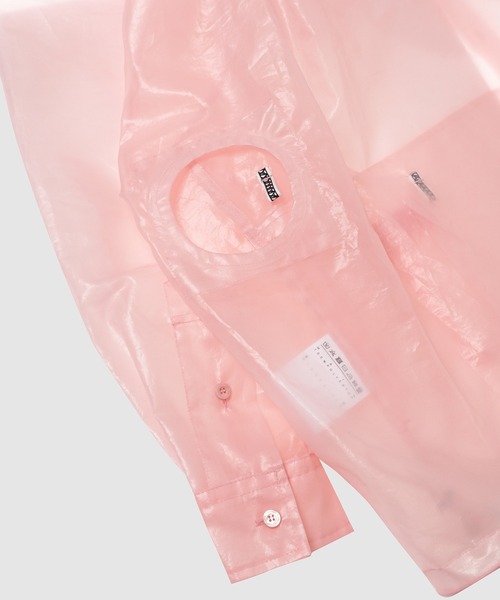 ANREALAGE（アンリアレイジ）の「WINDPROOF ORGANDY SHIRTS（シャツ/ブラウス・メンズ・ピンク/ホワイト/ブラック/ブルー・48/46）」の13枚目の写真