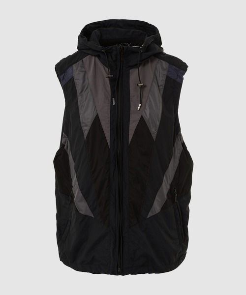 WINDBREAKER PANEL VEST（ダウンベスト）｜ANREALAGE（アンリアレイジ