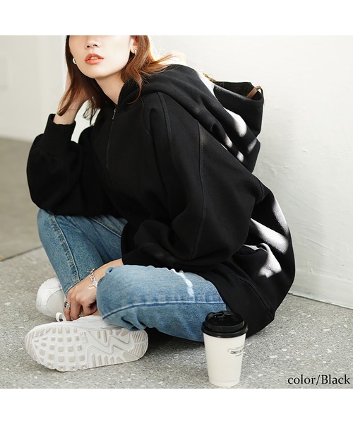 パーカー レディース 春[品番：JOKW0015415]｜REAL STYLE