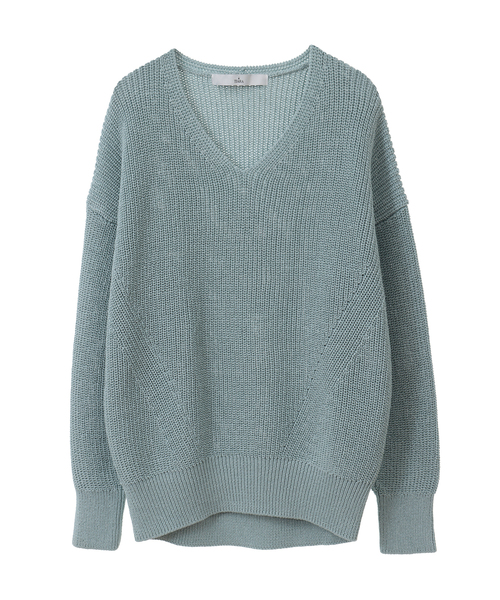 セール】片畦Vネックニット（ニット/セーター）｜TIARA（ティアラ）の