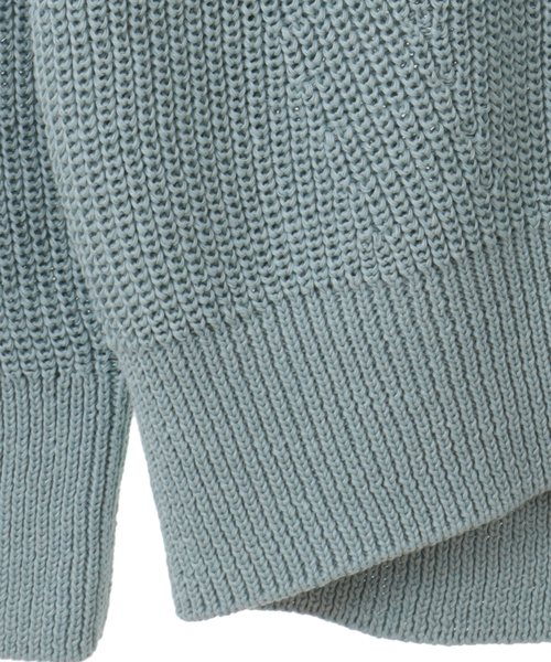 Tiara(ティアラ)の「片畦Vネックニット(ニット/セーター・レディース・オフホワイト/ミント/ベージュ・FREE)」の19枚目の写真